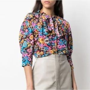 Stella McCartney Floral Silk Blouse